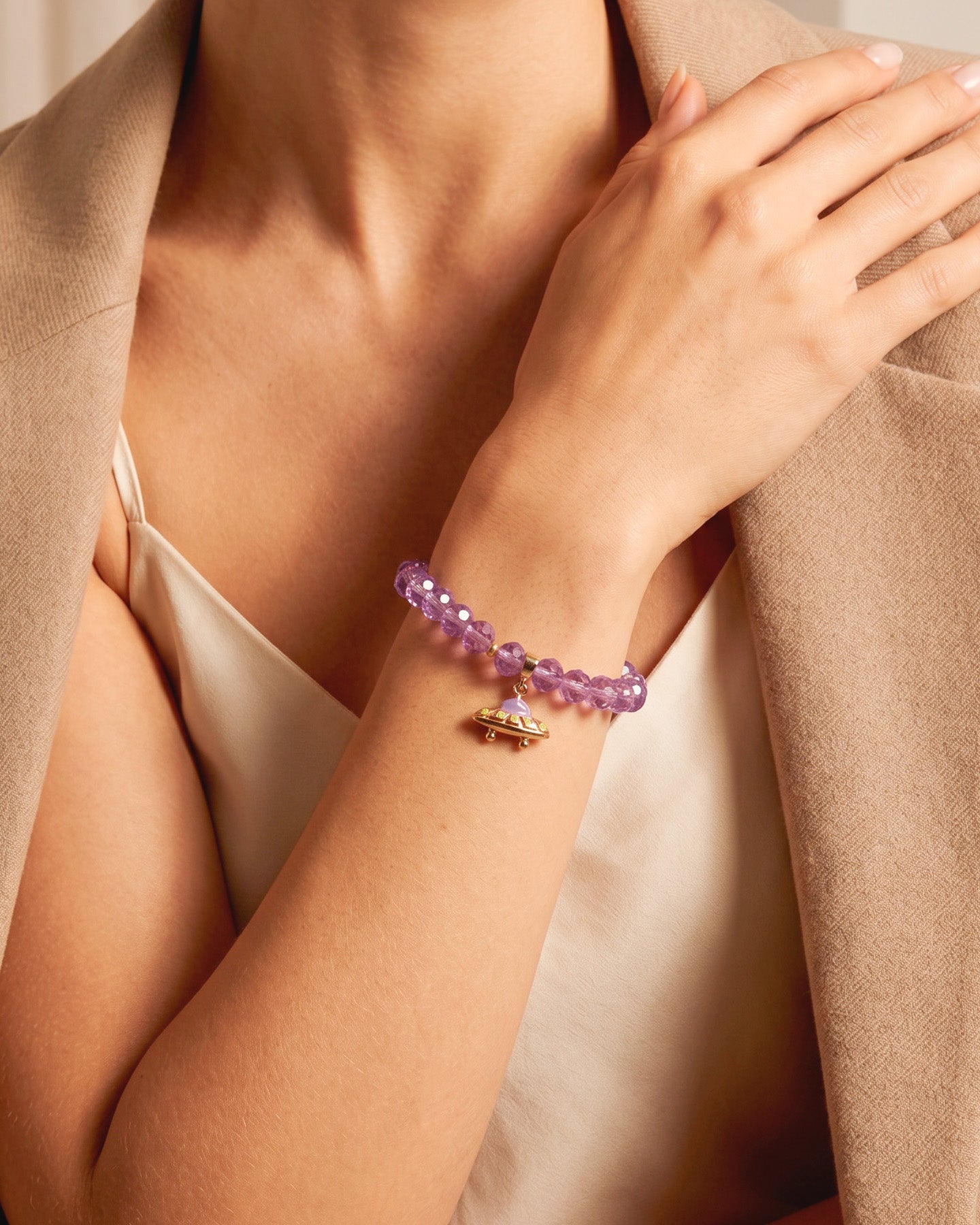 Pulsera Cristal Perla