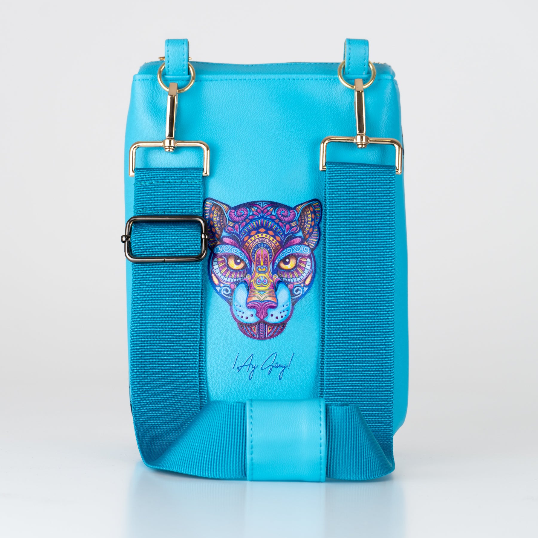 Bolsa de viaje con correa ajustable - Colección ENO-JAA TURQUESA