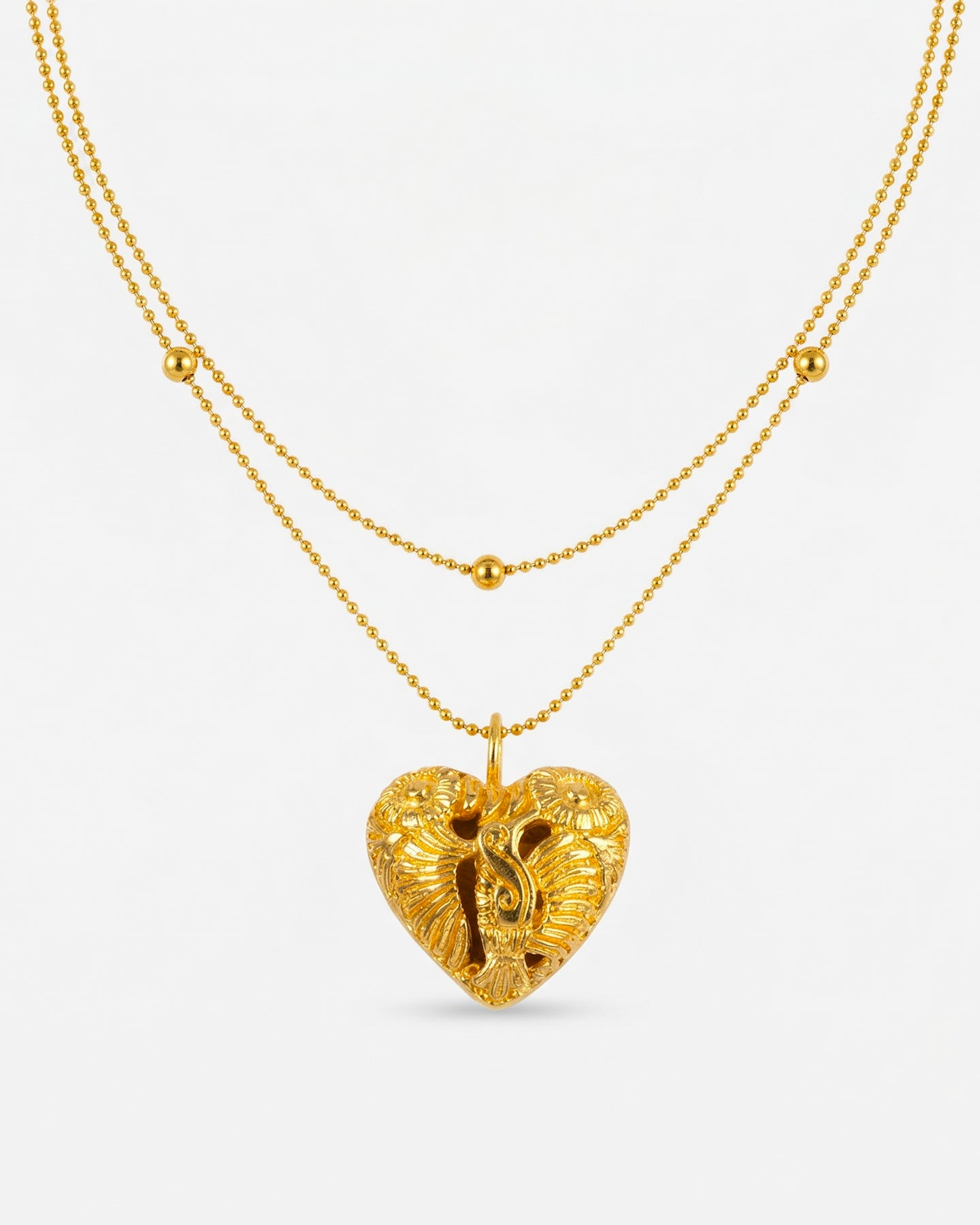 Dije Corazón Oaxaca Dorado