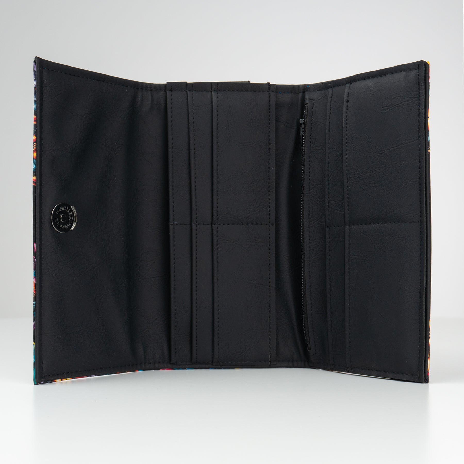 Cartera de tela para mujer color negro - Colección IZAHUATL