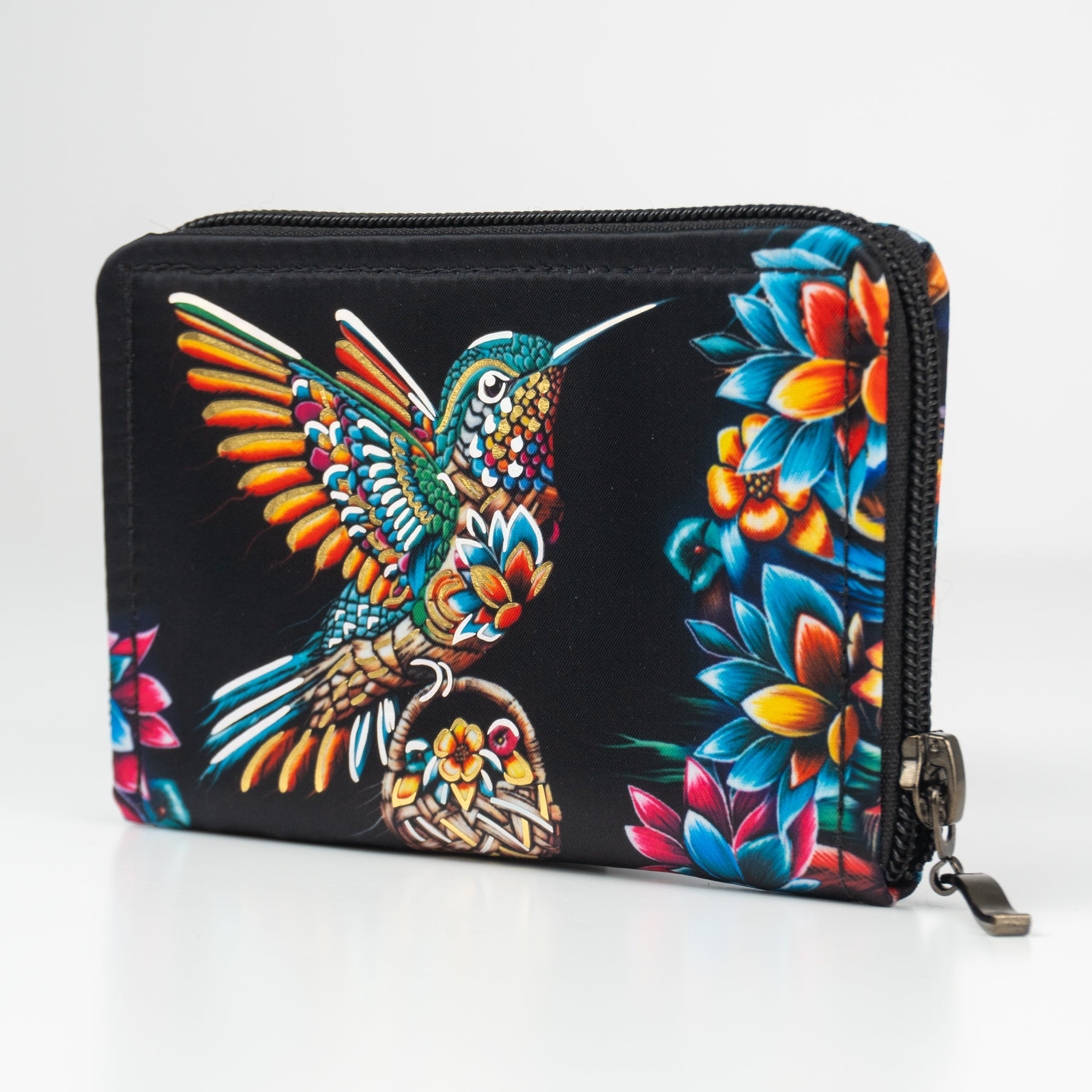 Monedero para mujer Modelo Xel-Ha color negro - Colección IZAHUATL