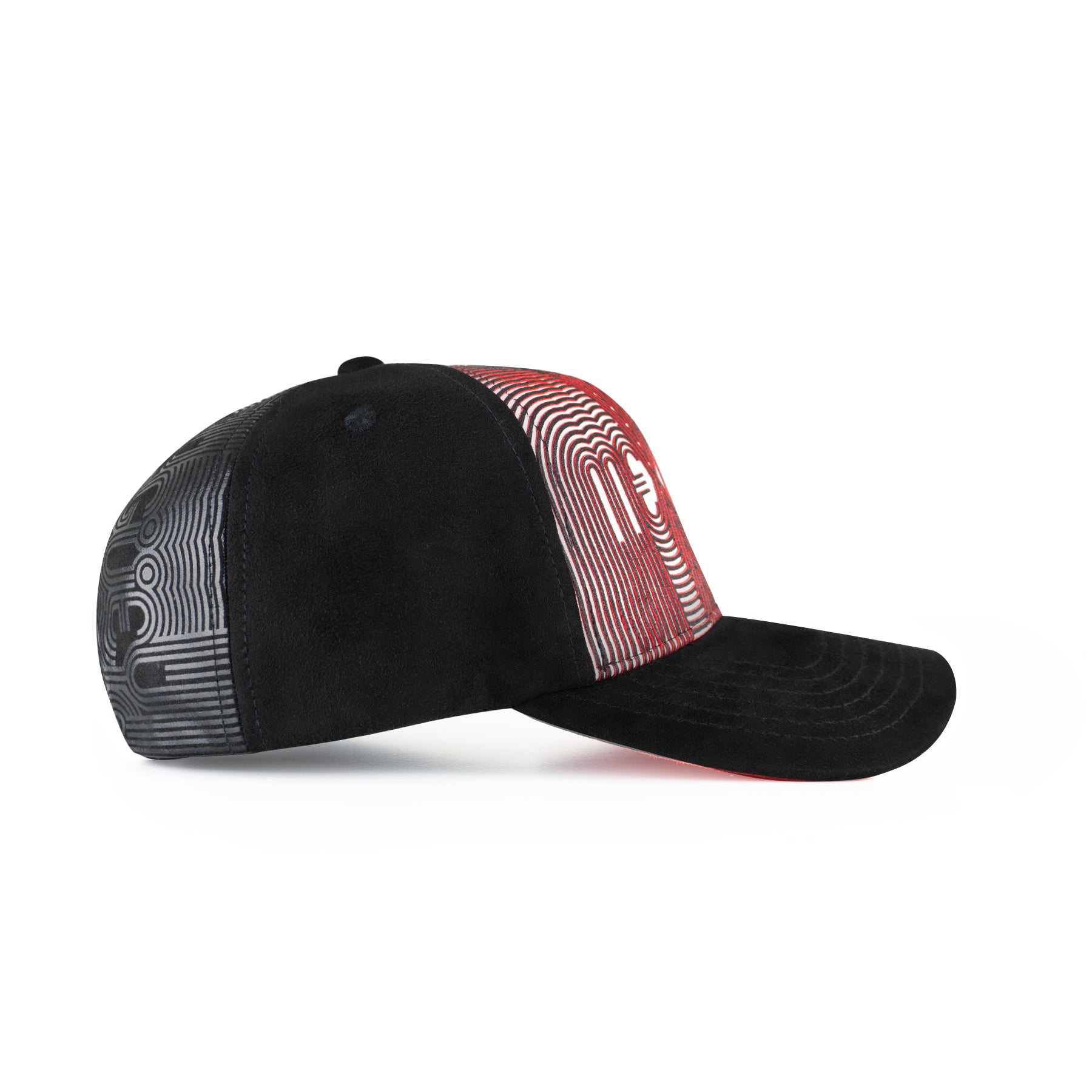 Gorra MX Negro/Rojo