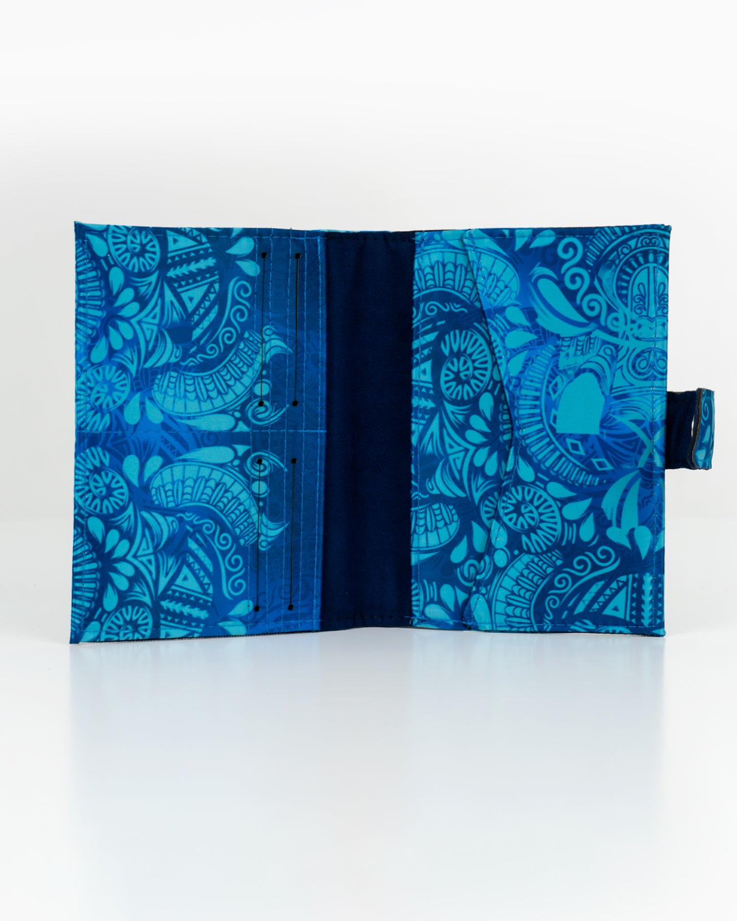 Porta Pasaporte de tela para mujer - Colección ENO-JAA TURQUESA