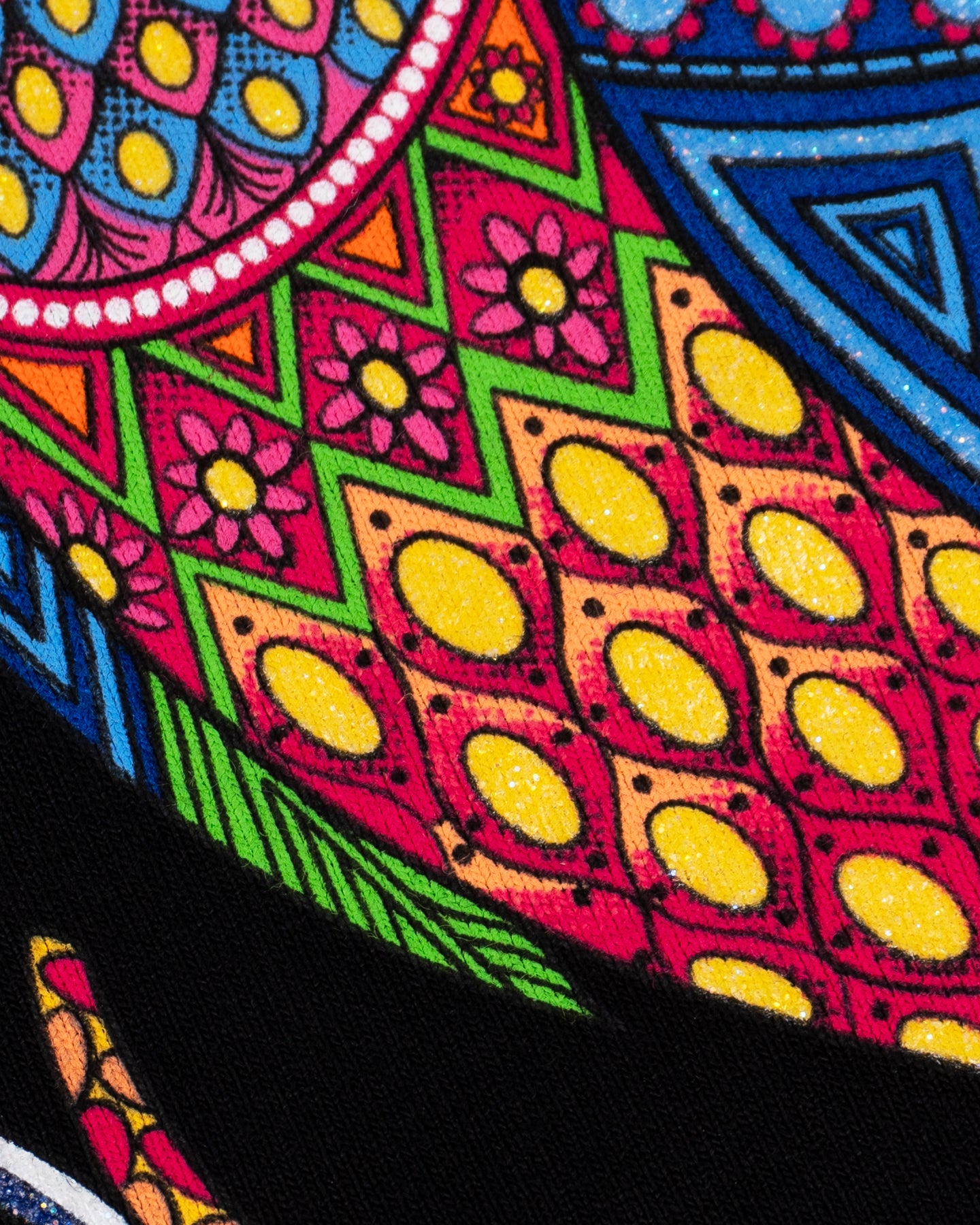 Blusón de picos Quetzy Tinta Shimmer