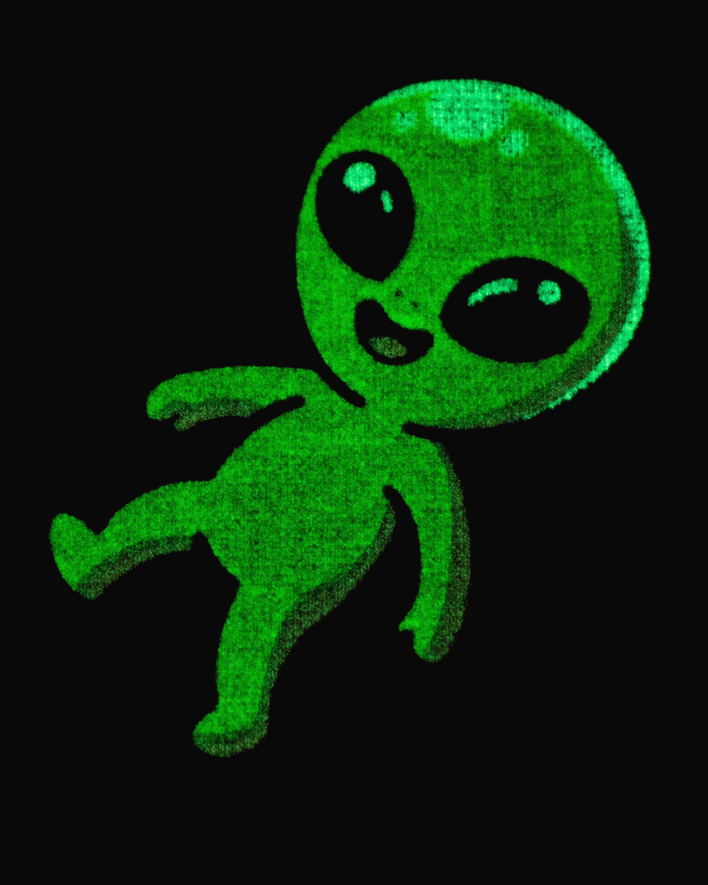 Playera Infantil Vengache Pa' acá Glow in the Dark