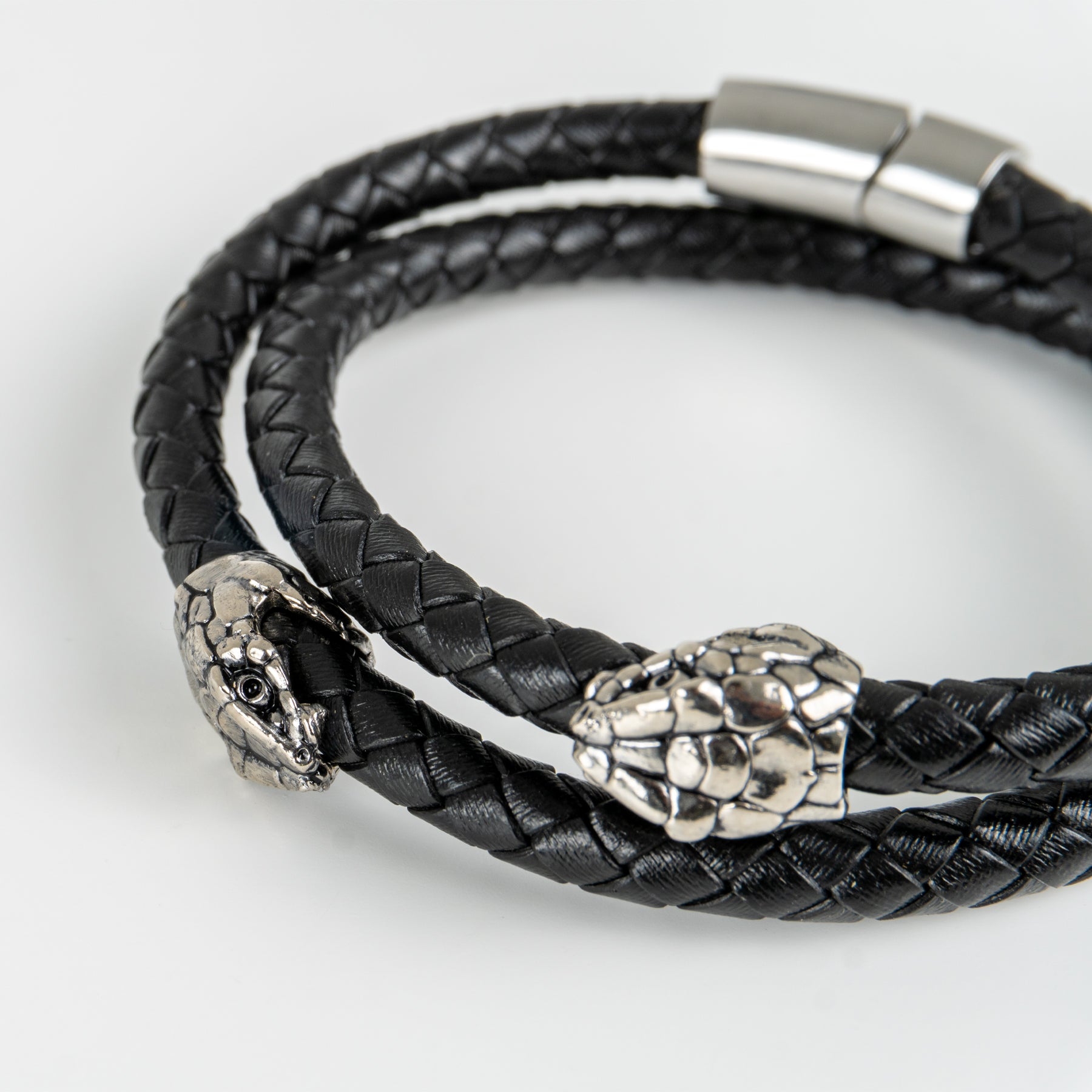 Brazalete Cabeza SERPIENTE Piel