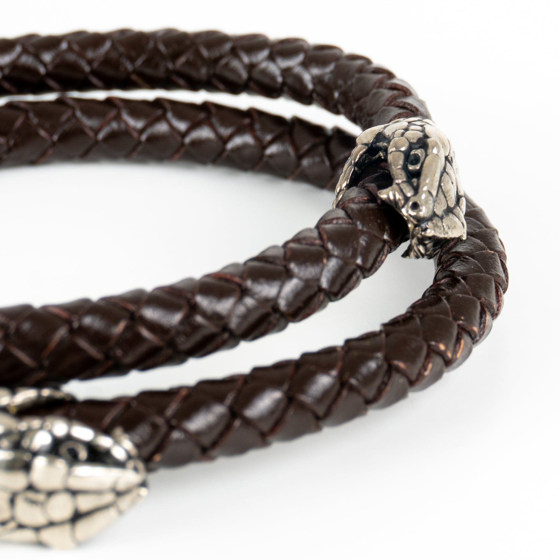 Brazalete Cabeza SERPIENTE Piel