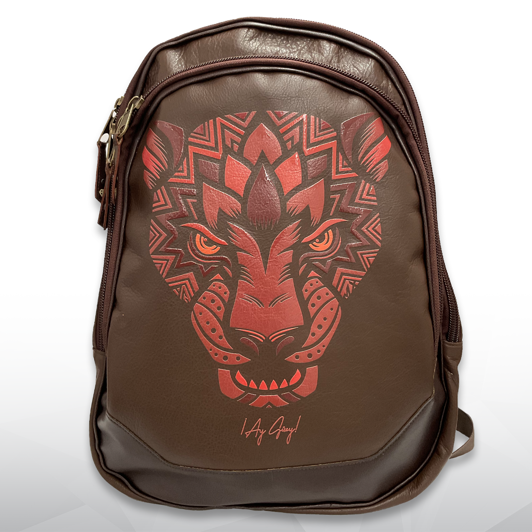 Mochila Piel - Jaguar Ladrillo
