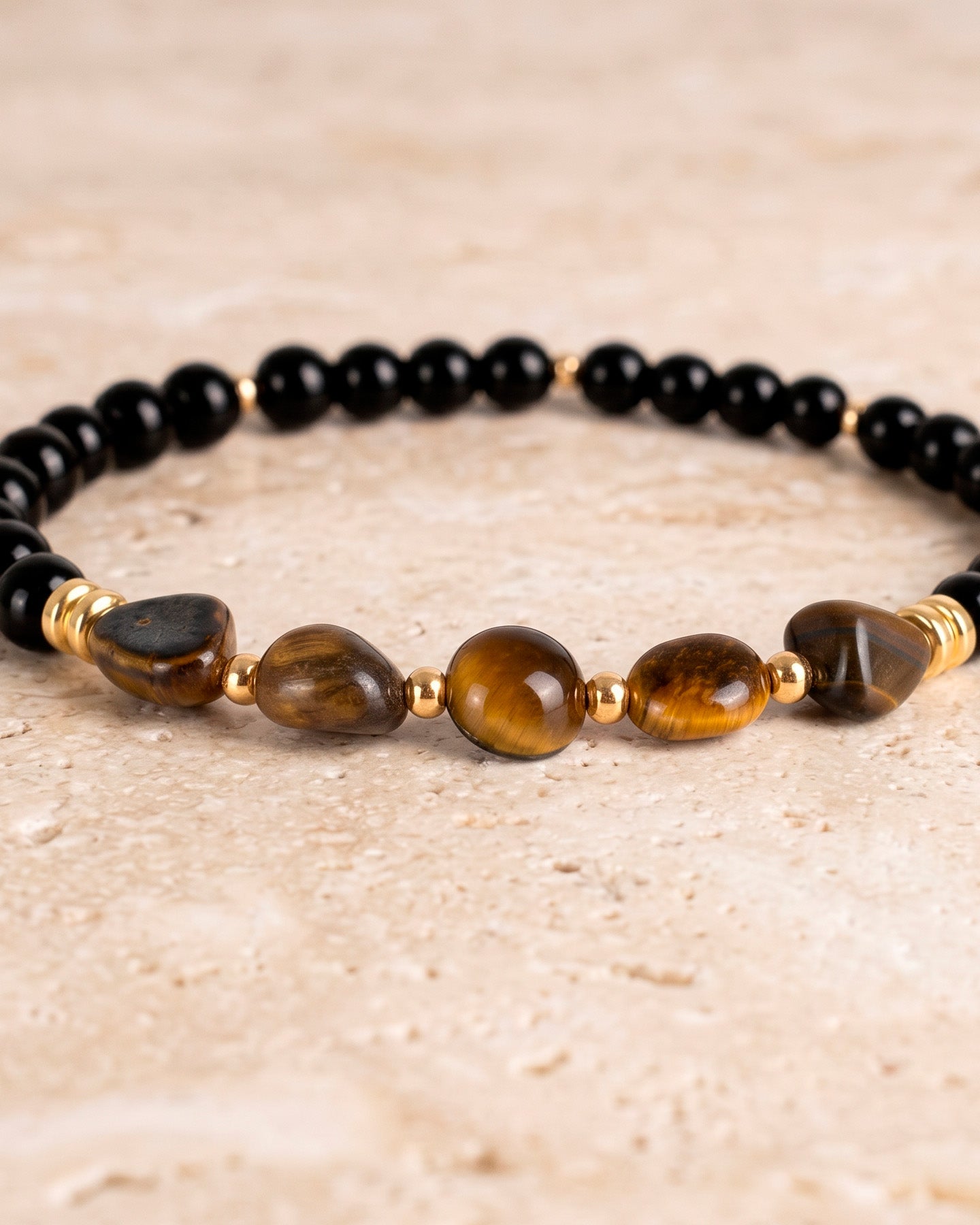Pulsera Onix Ojo De Tigre MU