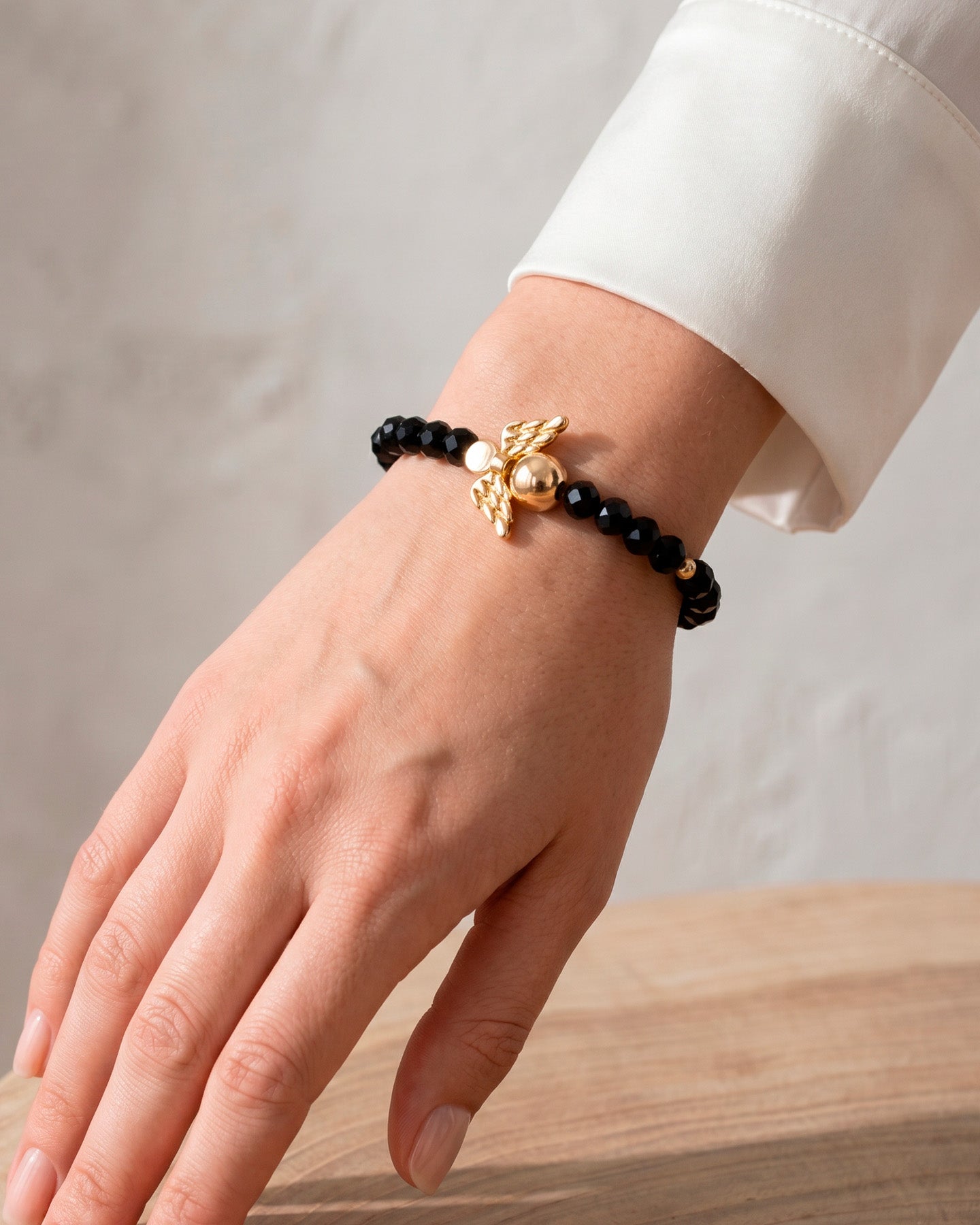Pulsera Cristal Negro