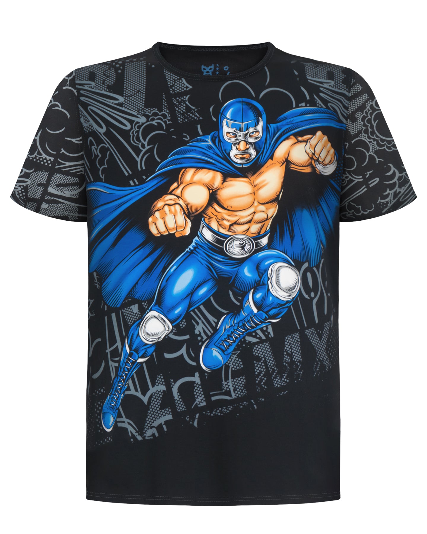 Playera Blue Demon Jr. 10 Comic