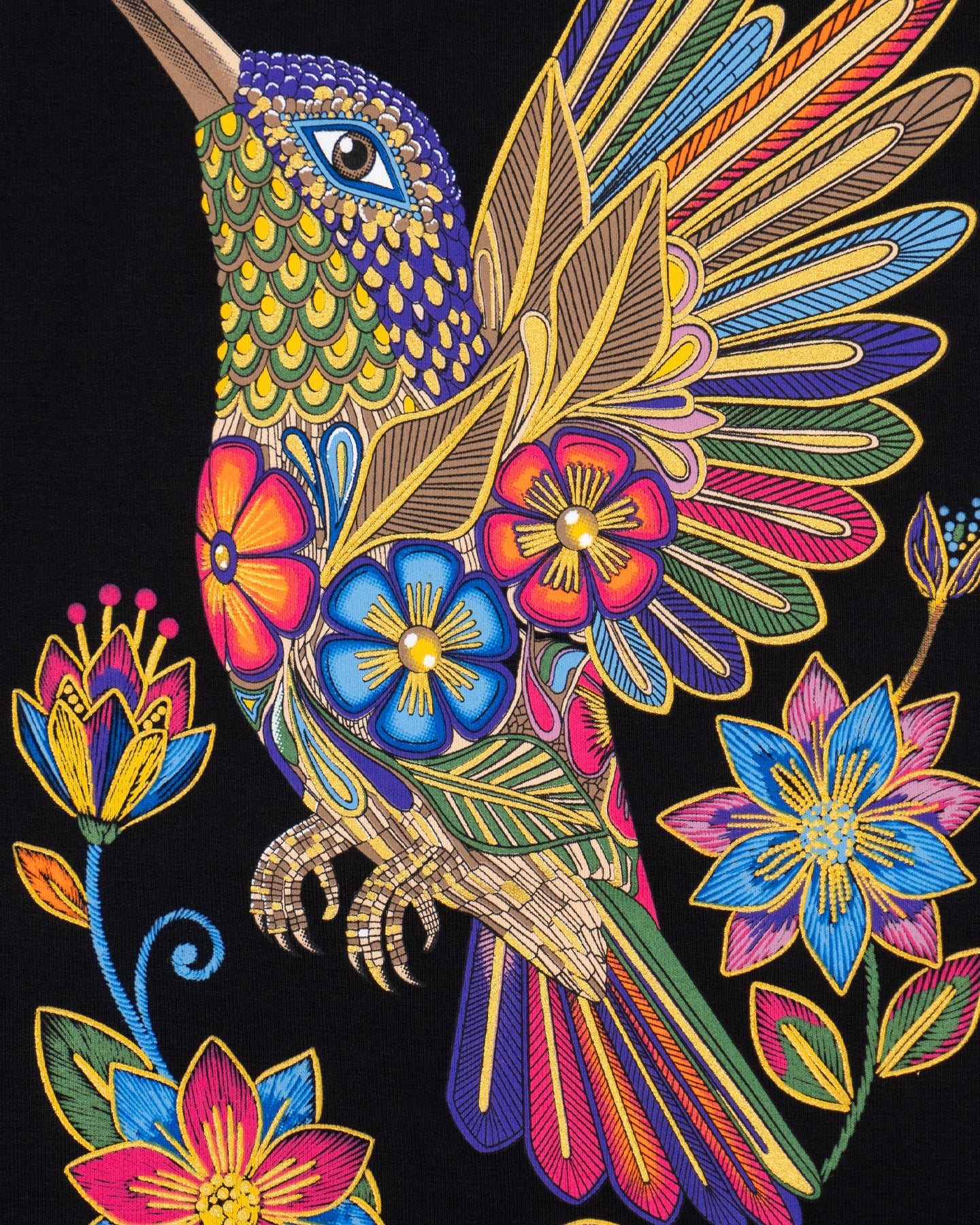 Playera Cobri Tinta dorada