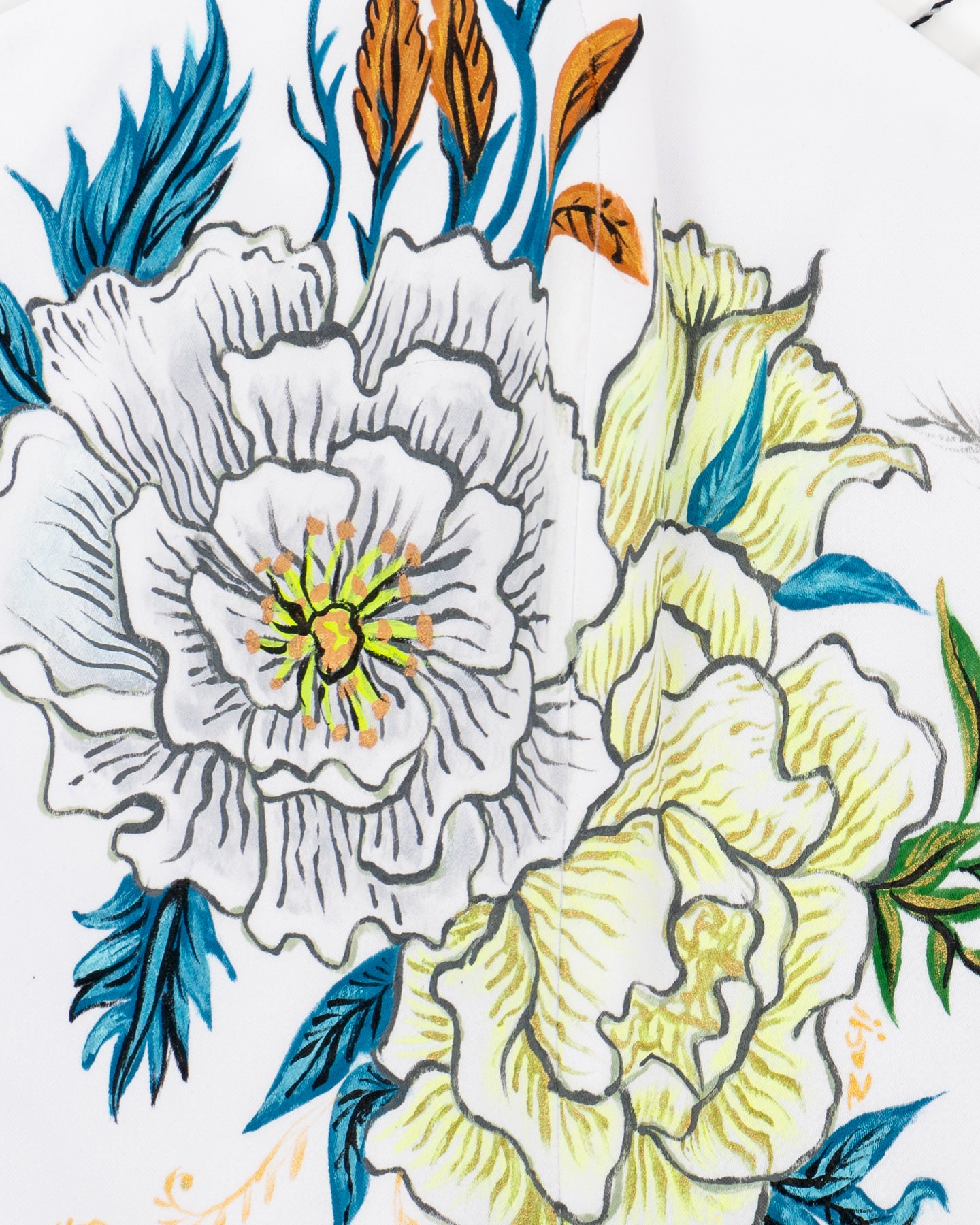 Top Corset Arte Colibrí