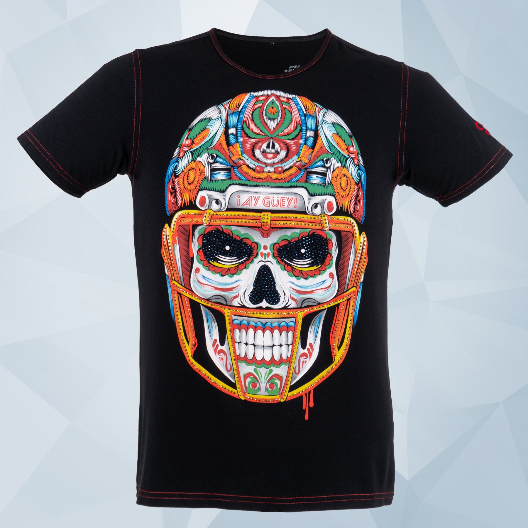 Ay Güey Marca De Camisetas Calavera Playera Estampada Playeras