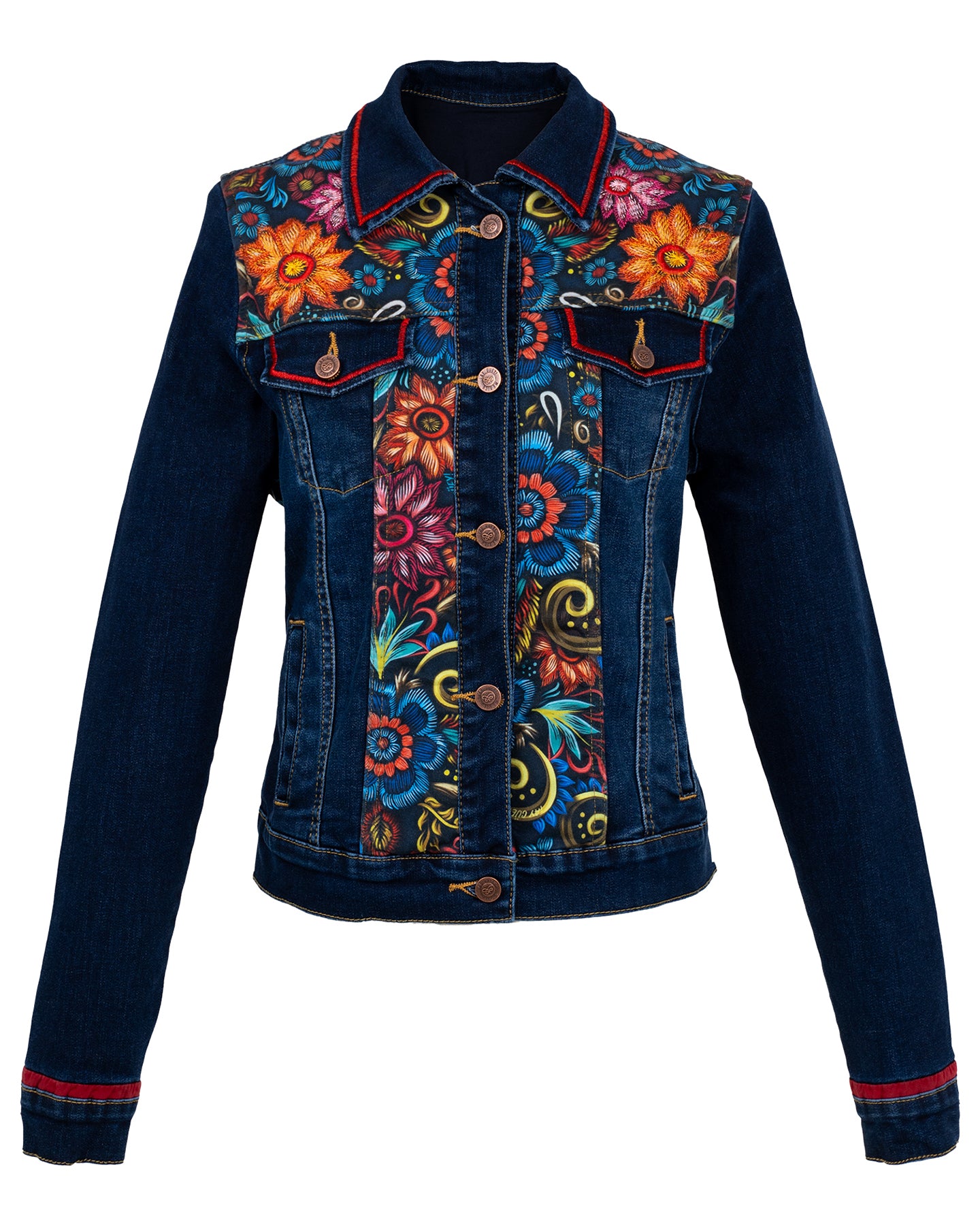 Chamarras De Mezclilla Bordadas De Tenangos Chamarra Mezclilla