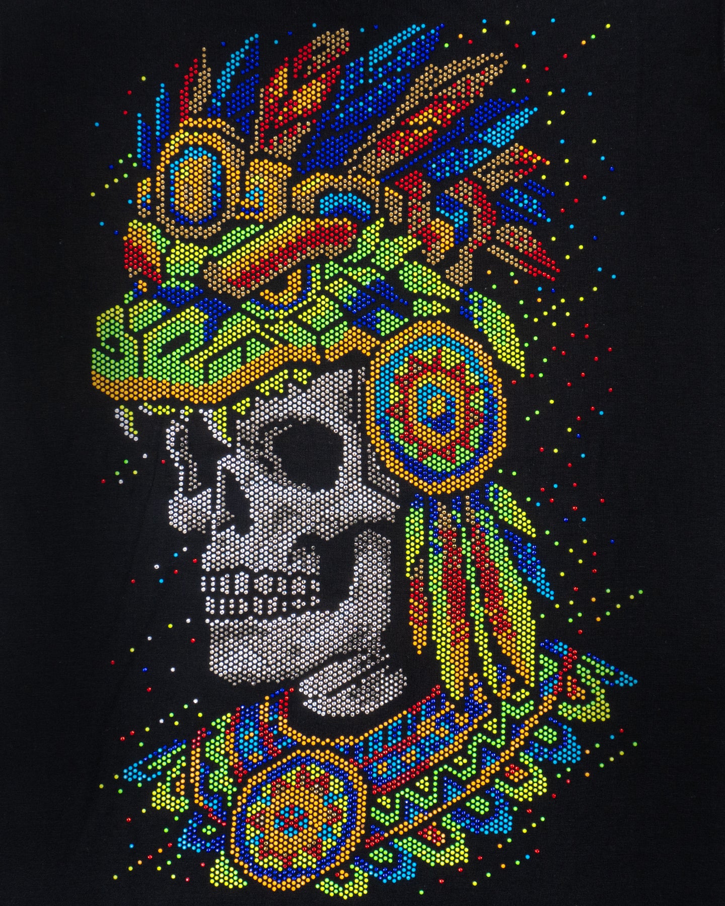 Playera Guerrero de Luz Pedrería