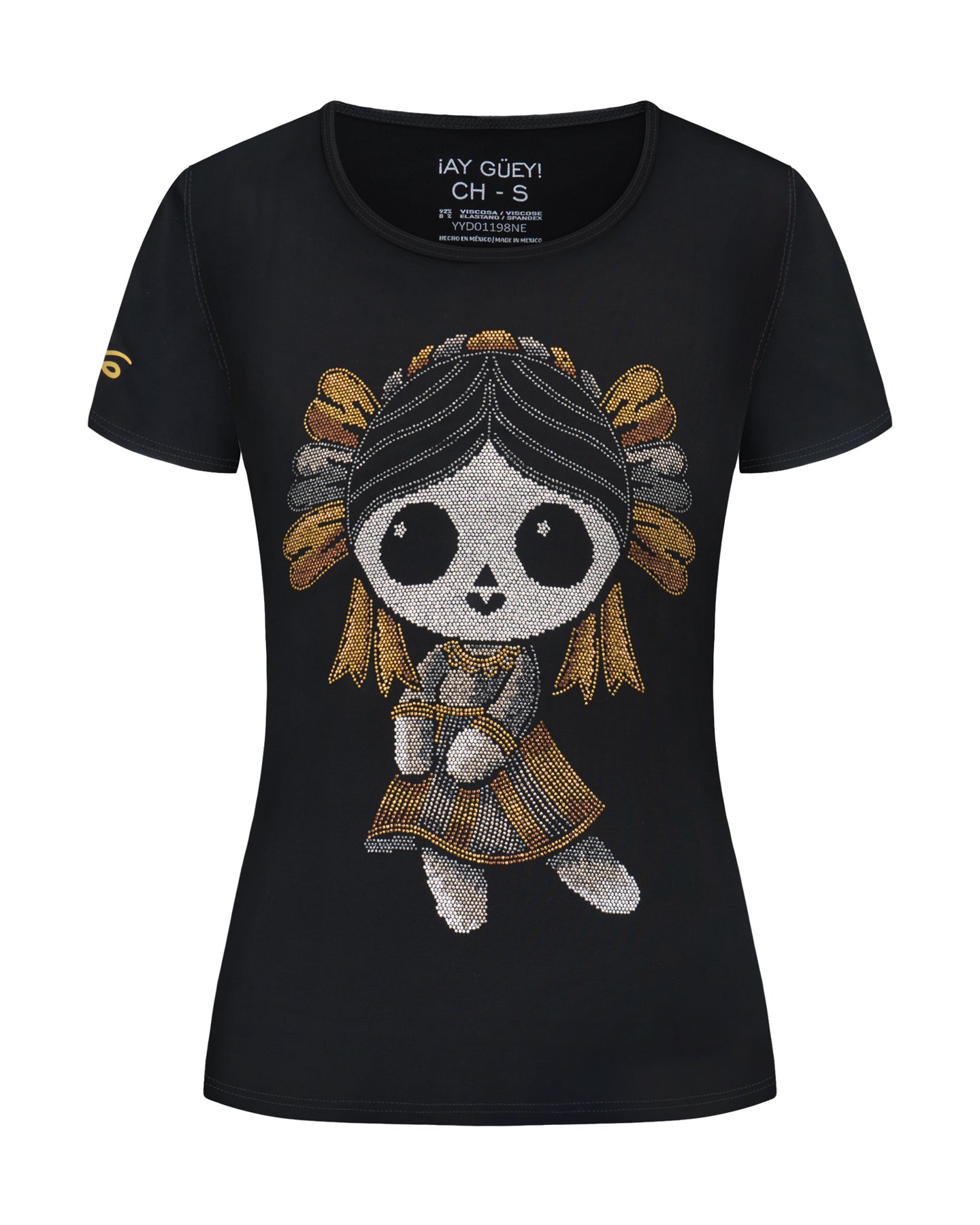 Playera La Dorada Dama Pedrería