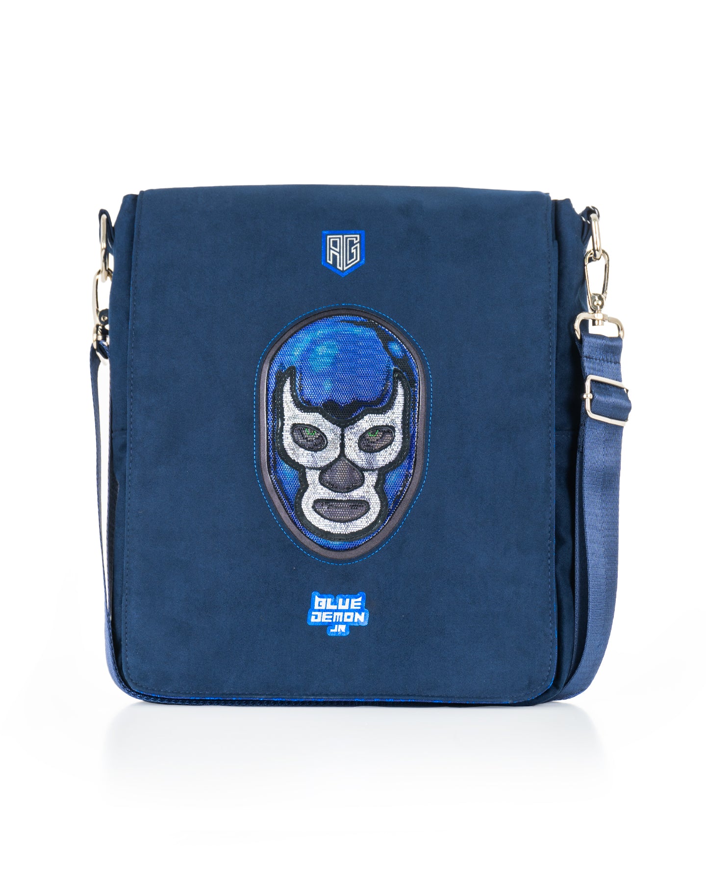 Mochila Mensajera Máscara Blue Demon Jr.