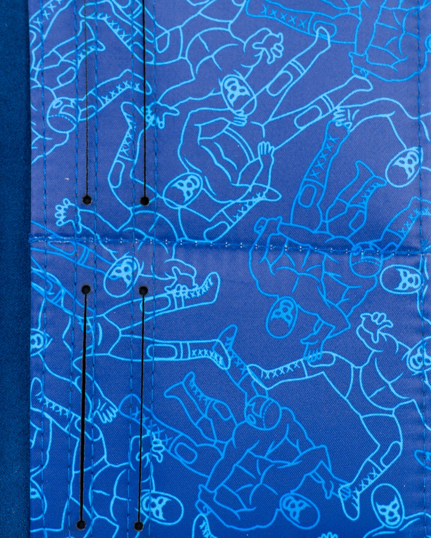 Porta Pasaporte Máscara Blue Demon Jr.