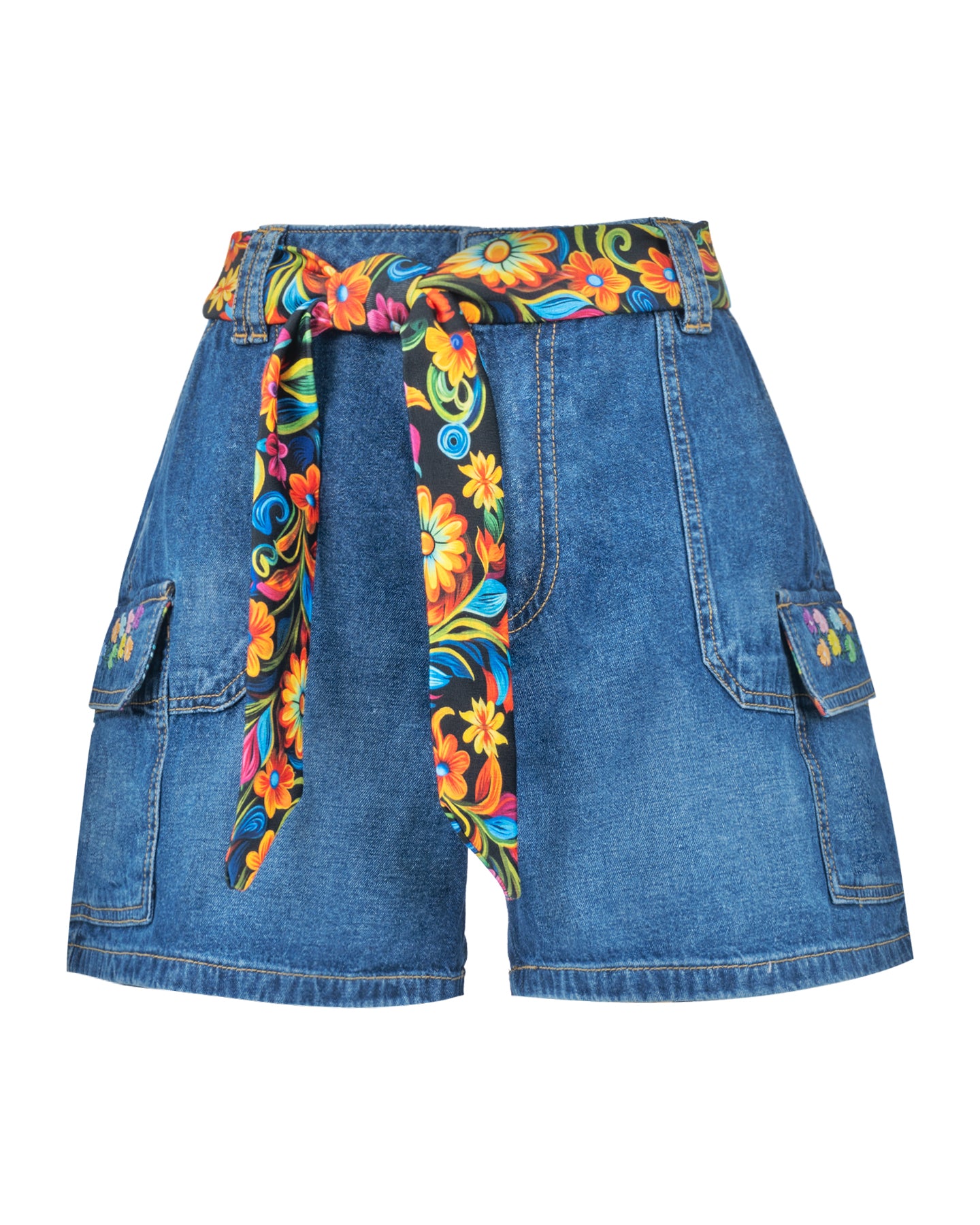 Shorts Dama Flores 1